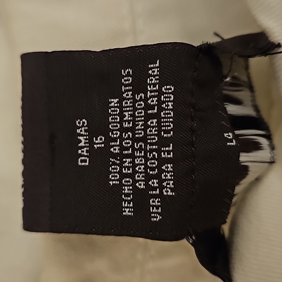 VTG GEORGE ME White Two Button Blazer Jacket Size 16 - Picture 9 of 10